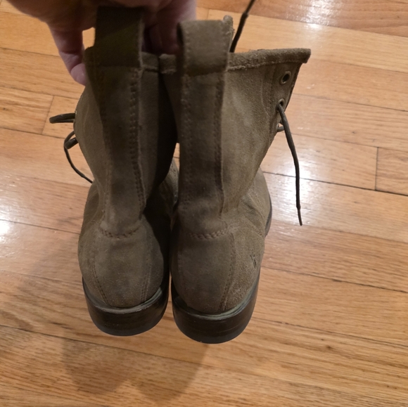 Frye Veronica Suede Combat Boots - Picture 4 of 6